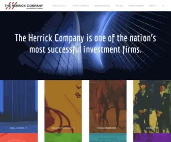 Theherrickcompany.com(An Investment Company) Screenshot