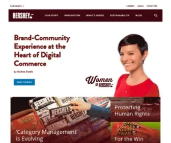 Thehersheycompany.com(The Hershey Company) Screenshot