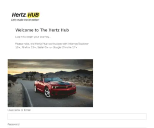 Thehertzhub.com(Thehertzhub) Screenshot