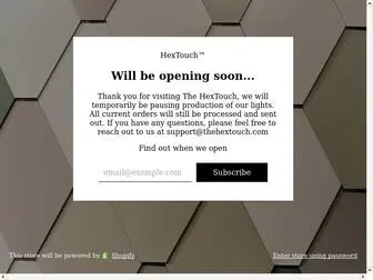 Thehextouch.com(Please Log In) Screenshot