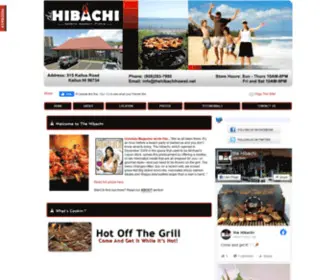 Thehibachihawaii.net(The Hibachi) Screenshot