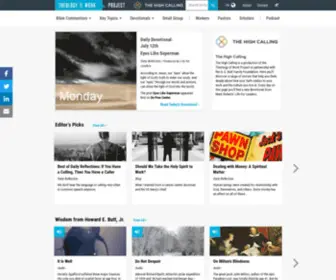 Thehighcalling.com(The High Calling) Screenshot