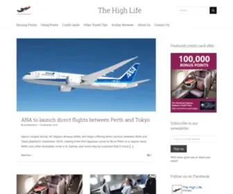 Thehighlife.com.au(The High Life) Screenshot