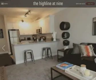 Thehighlineatnine.com(Apartments for Rent in Columbus) Screenshot