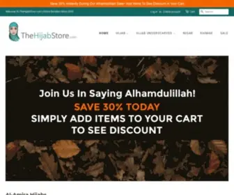 Thehijabstore.com(The Hijab Store) Screenshot
