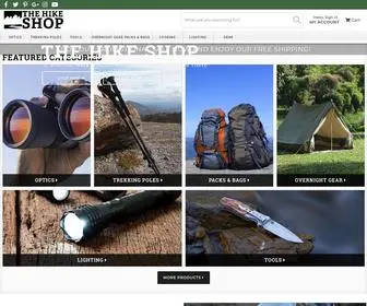 Thehikeshop.com(Hiking Gear) Screenshot