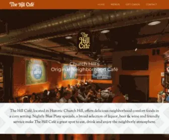 Thehillcafe.com(The Hill Café) Screenshot