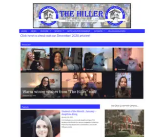 Thehillernewspaper.org(The Student News Site of Trinity High School) Screenshot