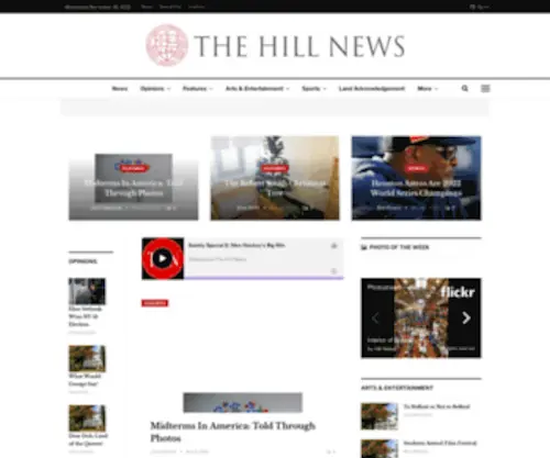 Thehillnews.org(Front Page) Screenshot