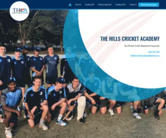 Thehillscricketacademy.com.au(The Hills Cricket Academy) Screenshot