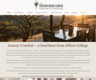 Thehiltonbushlodge.co.za(Hilton Bush Lodge) Screenshot