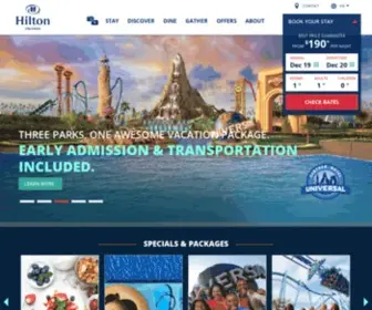 Thehiltonorlando.com(Hilton Orlando) Screenshot