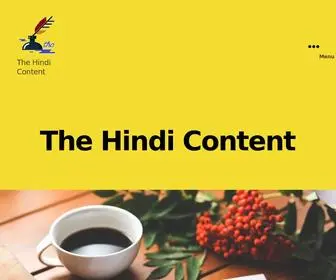 Thehindicontent.com(The Hindi Content) Screenshot