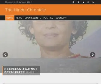 Thehinduchronicle.com(The Hindu Chronicle) Screenshot