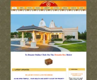 Thehindutemple.org(Hindu Temple) Screenshot