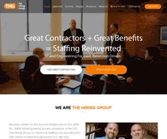 Thehiringgroup.com(The Hiring Group) Screenshot