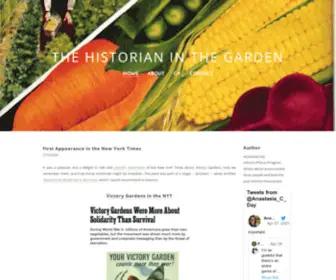 Thehistorianinthegarden.com(Thehistorianinthegarden) Screenshot