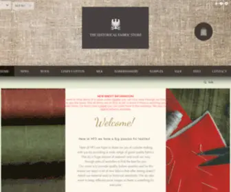 ThehistoricalfabricStore.com(HISTORICAL FABRIC) Screenshot