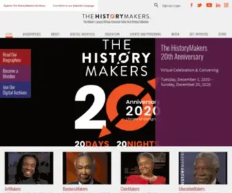 Thehistorymakers.com(The HistoryMakers) Screenshot