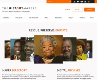 Thehistorymakers.org(The HistoryMakers) Screenshot