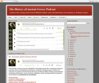 Thehistoryofancientgreece.com(The History of Ancient Greece Podcast) Screenshot