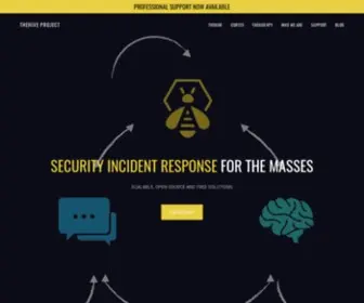Thehive-Project.org(TheHive Project) Screenshot