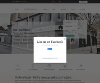 Thehivehostel.com.au(The Hive Hostel) Screenshot