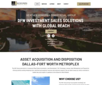 ThehkcGroup.com(Commercial Real Estate Investments) Screenshot