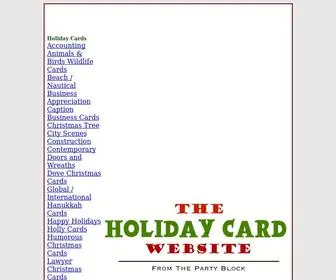 Theholidaycardwebsite.com(The Holiday Card Website) Screenshot