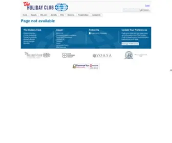 Theholidayclub.co.za(WebCore) Screenshot