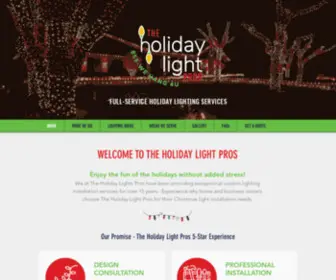 Theholidaylightpros.com(Holiday Light Pros) Screenshot