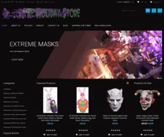 TheholidayStore.com(The Holiday Store Extreme Halloween Masks Props Costumes FX Effects Lighting) Screenshot