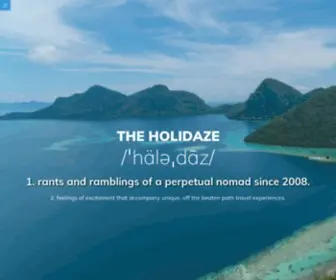 Theholidaze.com(The HoliDaze) Screenshot
