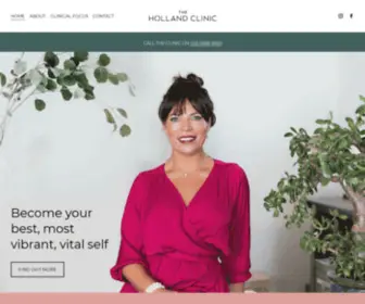 Thehollandclinic.com(The Holland Clinic) Screenshot