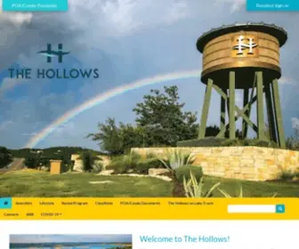 Thehollowspoa.com(The Hollows) Screenshot