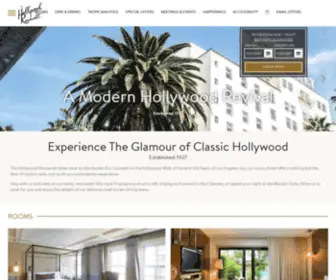 Thehollywoodroosevelt.com(Hollywood Luxury Hotel) Screenshot