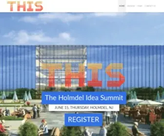 Theholmdelideasummit.com(T.H.I.S) Screenshot