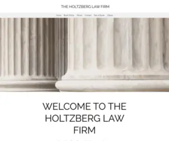 Theholtzberglawfirm.com(Wills Rochester) Screenshot