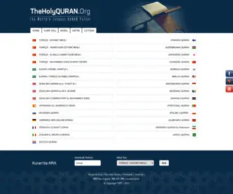 TheholyQuran.org(Holy quran muslim islam ramadan quran arabic english all language) Screenshot