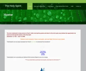 Theholyspirit.com(The Holy Spirit) Screenshot