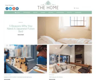 Thehome.com.au(The Home Magazine) Screenshot