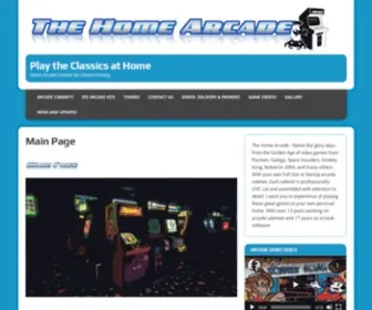 Thehomearcade.ca(Home Arcade Cabinet for Classic Gaming) Screenshot