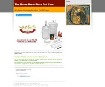 ThehomebrewStore.com(The Home Brew Store Dot Com) Screenshot