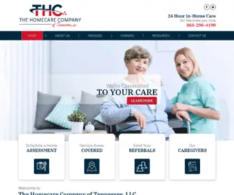 Thehomecarecompany.com(The Homecare Company of Tennessee) Screenshot