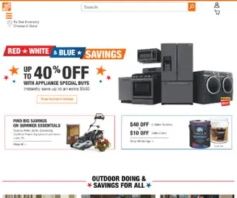 Thehomedepot.com(Shop online for all your home improvement needs) Screenshot