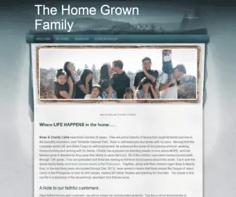 Thehomegrownfamily.com(The Home Grown Family) Screenshot