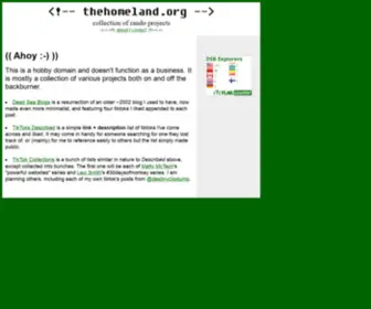 Thehomeland.org(Root Folder @) Screenshot