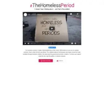 Thehomelessperiod.com(The Homeless Period) Screenshot