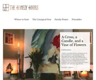 Thehomelyhours.com(The Homely Hours) Screenshot