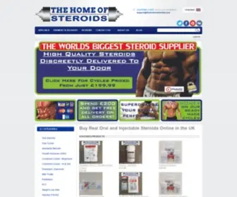 Thehomeofsteroids.com(Buy Steroids Online UK) Screenshot